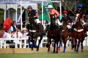 LEON, GUANAJUATO, MEXICO - FEBRUARY 20th: Aga team against AB Team during match between Aga and AB in the Mexico Polo Tour, held at Parque Metropolitano de Leon in leon, Guanajuato, Mexico. (Photo by Victor Straffon/ Straffonimages/Mandatory Credit/Editorial Use/Not for Sale/Not Archive)