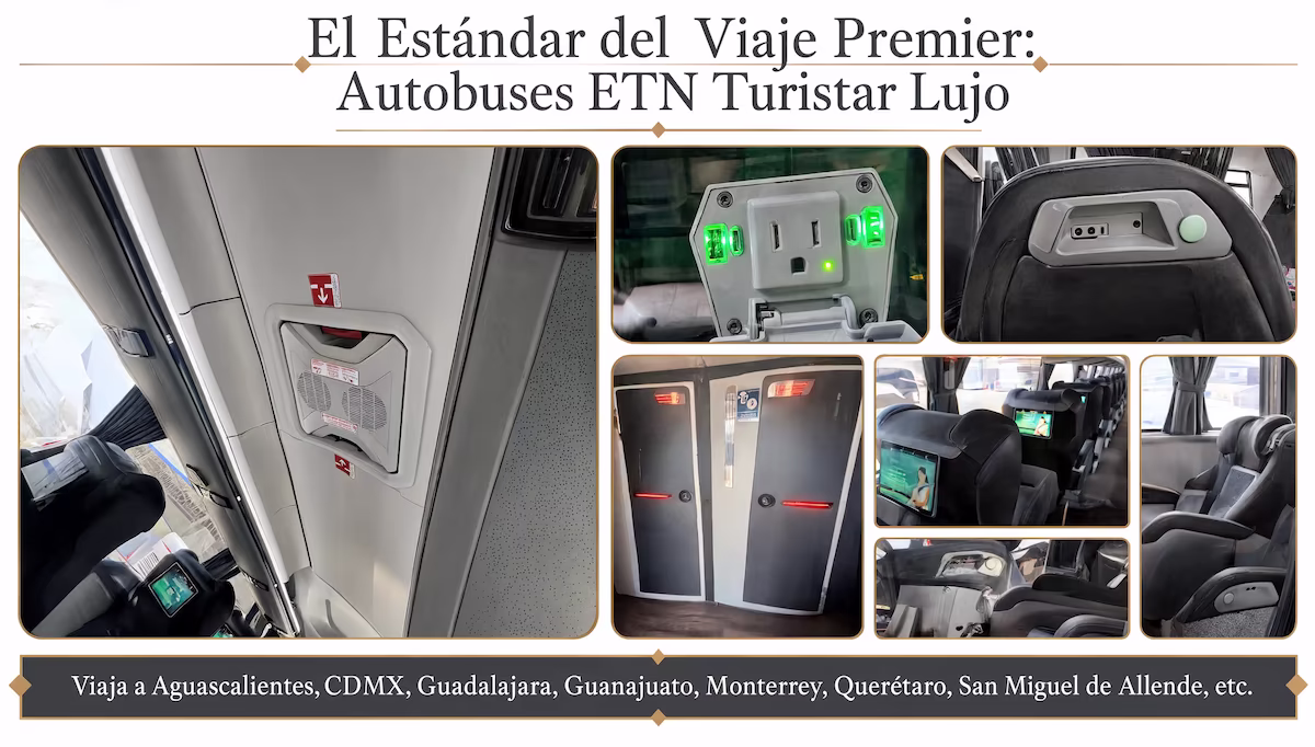 La mejor experiencia de viaje premier en México con autobuses de lujo ETN Turistar: confort, tecnología y seguridad en 2026.