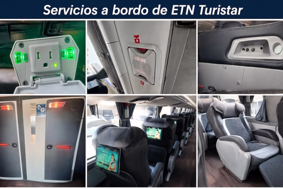 Pasajero disfrutando de la comodidad y servicios de lujo en ETN Turistar.
