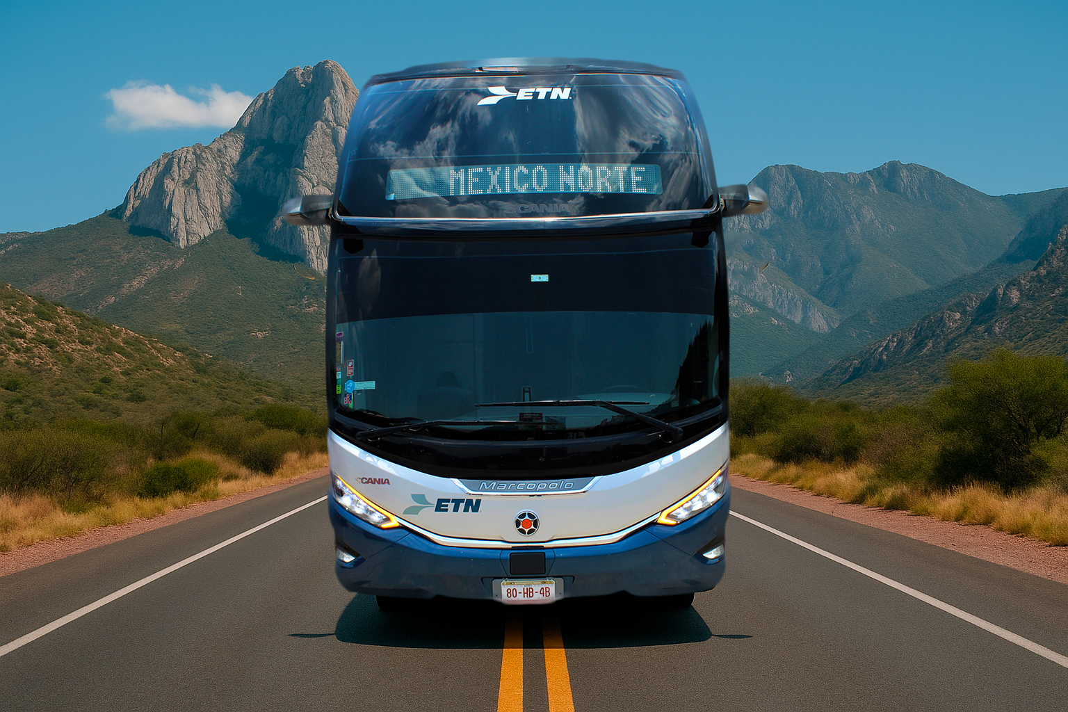 ETN Turistar routes map