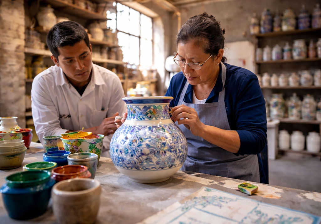 Talavera workshop