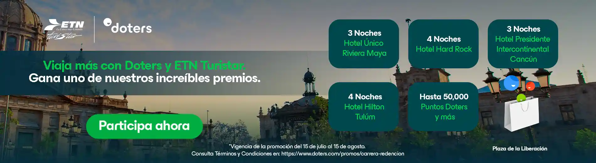 Participa con Doters y gana increibles premios con ETN