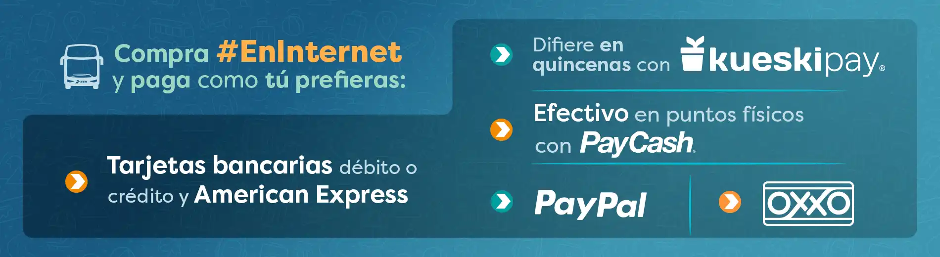 Metodos de Pago Kueskipay ETN