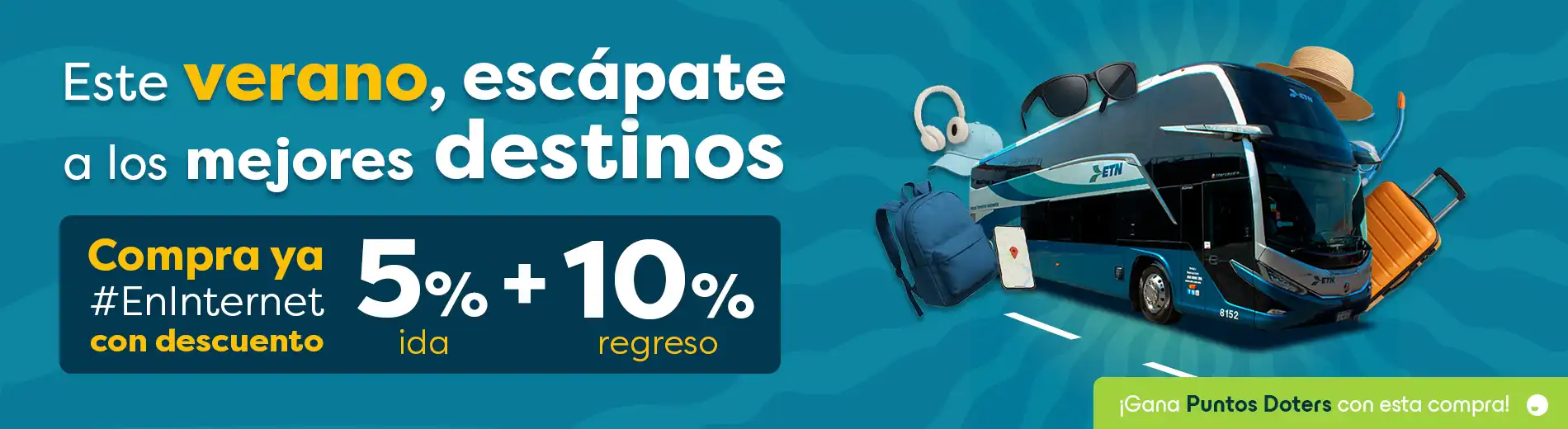 Viaja en verano descuento 5 + 10 ETN