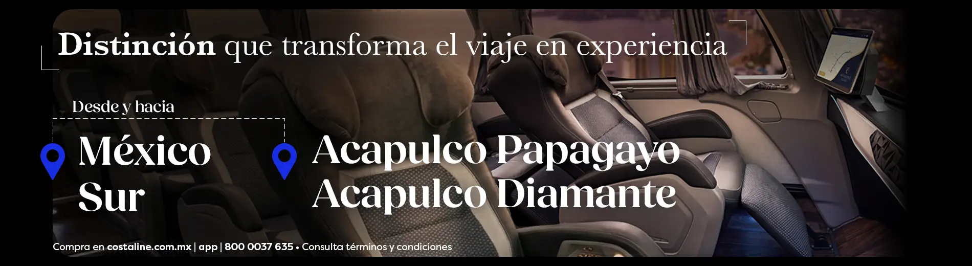 Viaja de México Sur a Acapulco