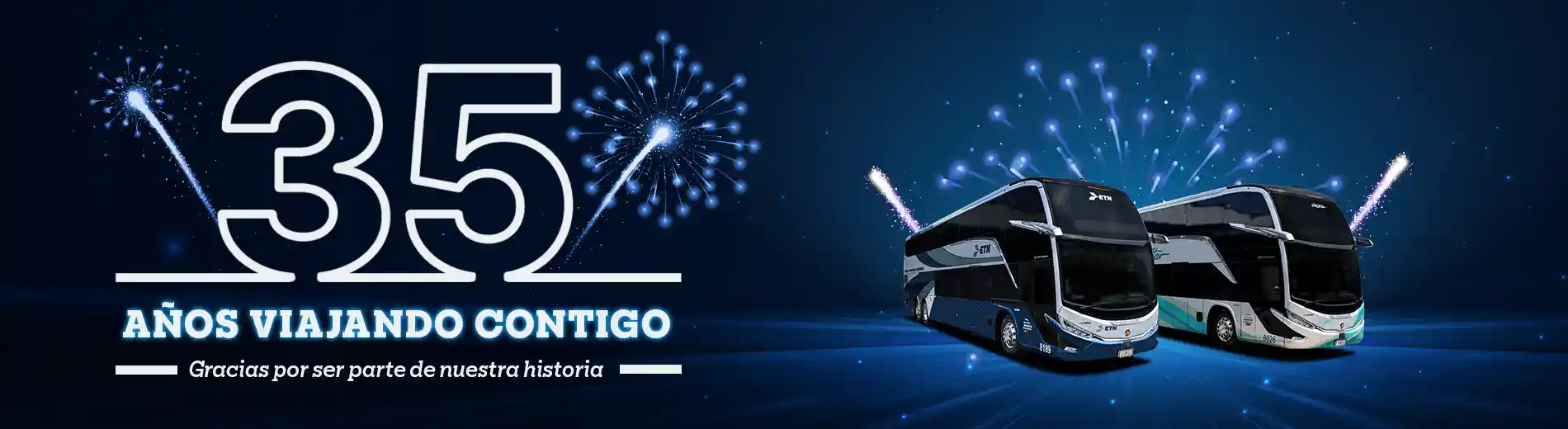 35 Años viajando contigo ETN Turistar
