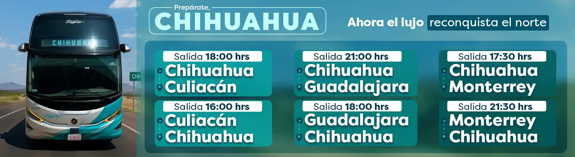Viaja a Chihuahua y sus destinos con ETN Turistar