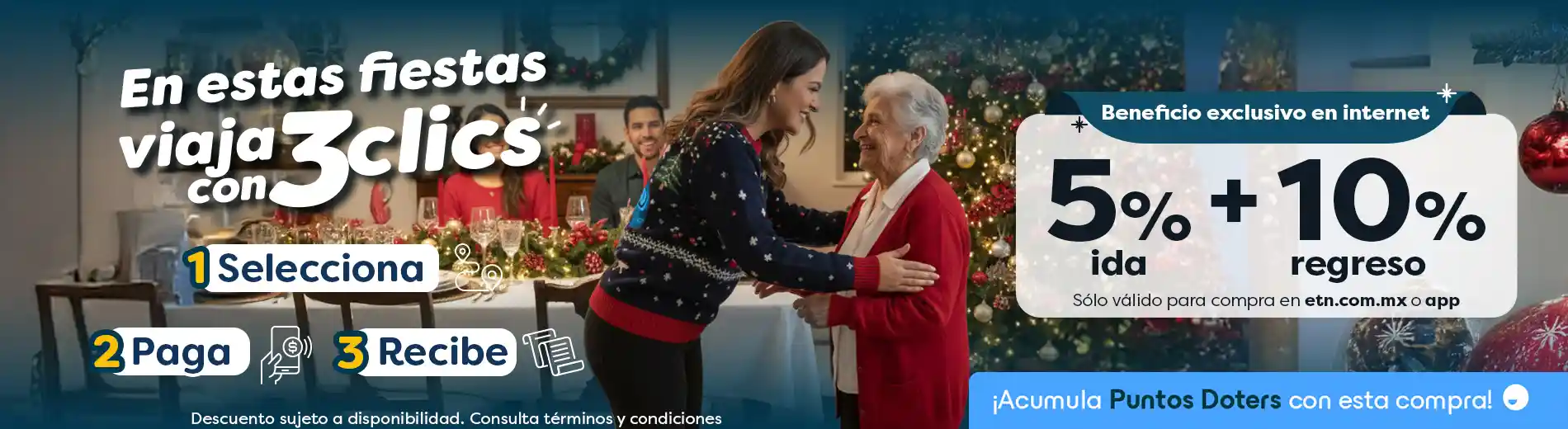 Viaja con solo 3 clics con ETN Turistar