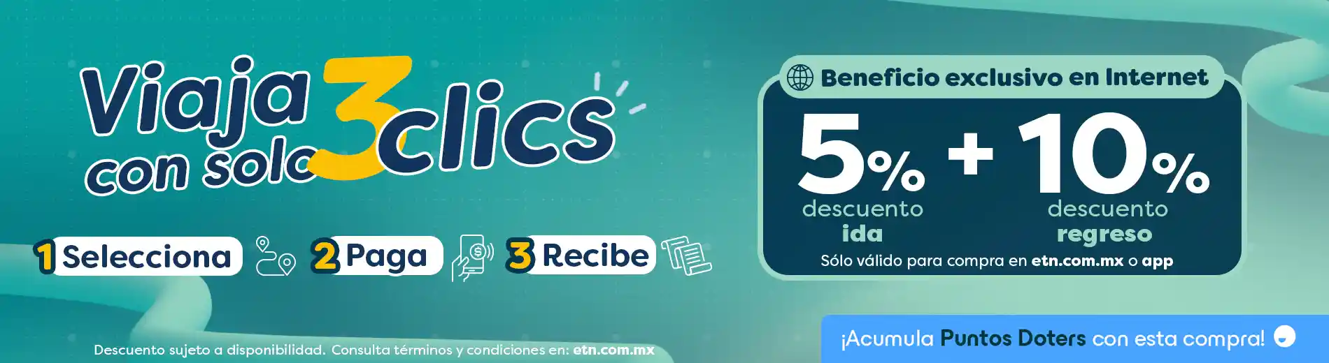 Compra tus Boletos en Internet con ETN Turistar