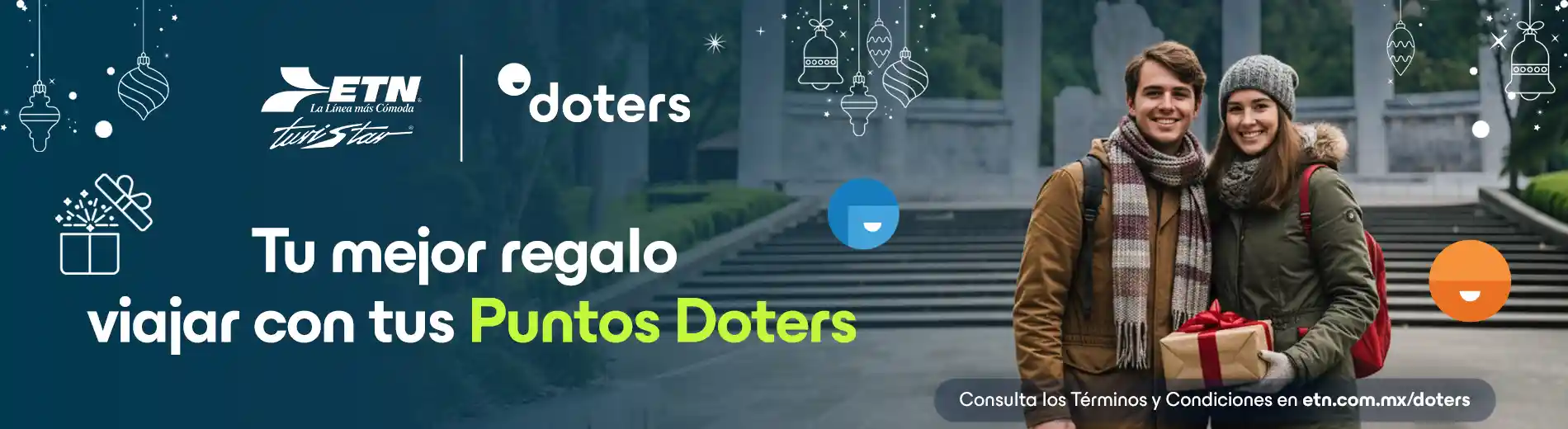 Viaja con tus Puntos Doters y ETN Turistar