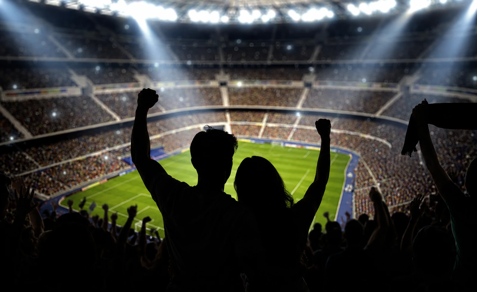 Aficionados disfrutando la gran fiesta internacional del fútbol en México