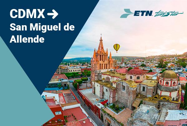 Itinéraire en autocar de Mexico à San Miguel de Allende