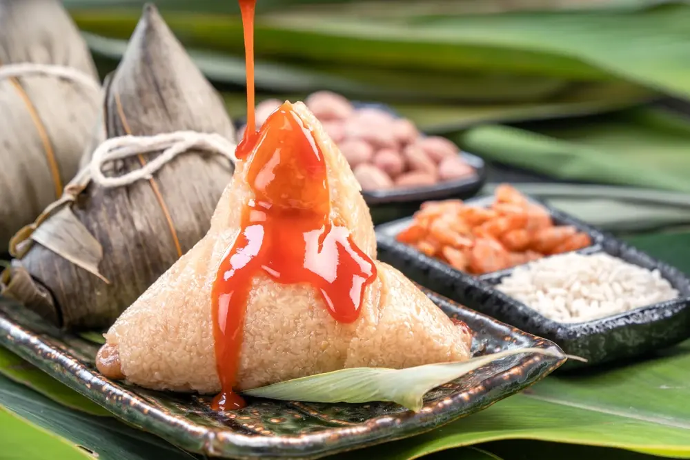 Tamal de camarón barbón